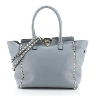 Valentino Rockstud Tote Rigid Leather Medium