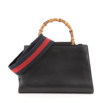 Gucci Nymphaea Top Handle Bag Leather Small