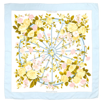Hermes Romantique Scarf Printed Silk 90
