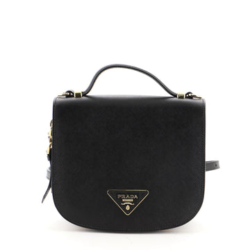 Prada Odette Flap Backpack Saffiano Leather Mini