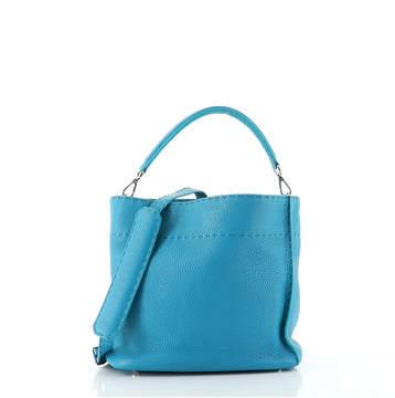 Fendi Selleria Anna Bucket Bag Leather Small
