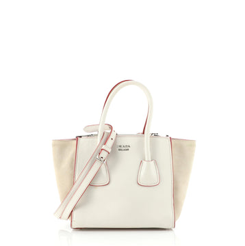 Prada Twin Pocket Tote City Calfskin Mini