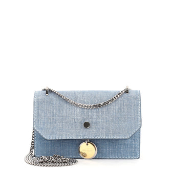 Jimmy Choo Finley Shoulder Bag Denim Small