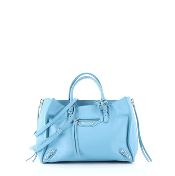Balenciaga Papier A6 Zip Around Classic Studs Bag Leather