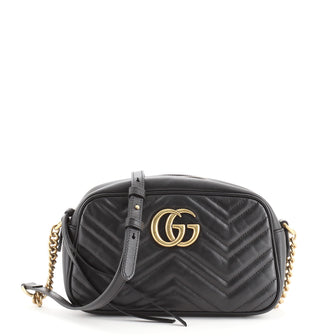 Gucci GG Marmont Shoulder Bag Matelasse Leather Small