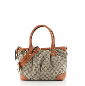 Gucci Sukey Top Handle Satchel GG Canvas Medium