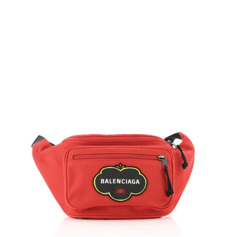 Balenciaga Explorer Belt Bag Canvas with Applique Medium