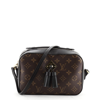 Louis Vuitton Saintonge Handbag Monogram Canvas with Leather