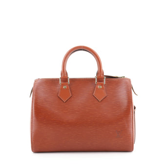 Louis Vuitton Speedy Handbag Epi Leather 25