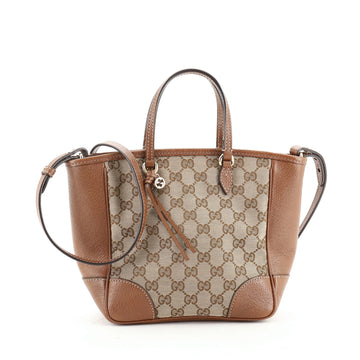 Gucci Bree Convertible Tote GG Canvas with Leather Small