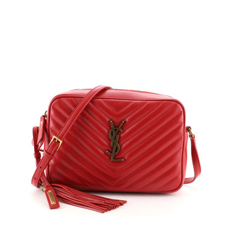 Saint Laurent Lou Camera Bag Matelasse Chevron Leather Small