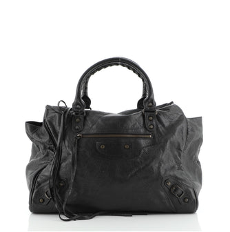Balenciaga Midday Classic Studs Bag Leather