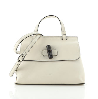Gucci Bamboo Daily Top Handle Bag Leather Small