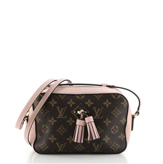Louis Vuitton Saintonge Handbag Monogram Canvas with Leather