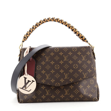 Louis Vuitton Braided Handle Beaubourg Handbag Monogram Canvas MM