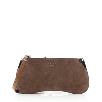 Prada Sidonie Crossbody Bag Suede