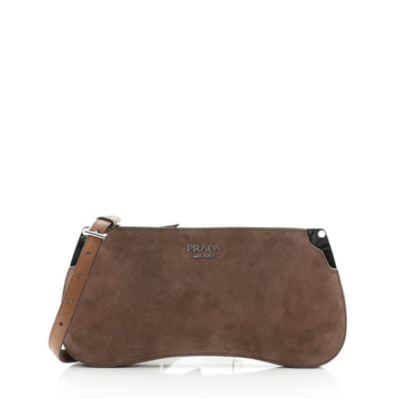 Prada Sidonie Crossbody Bag Suede