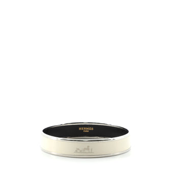 Hermes Caleche Bangle Bracelet Enamel Narrow