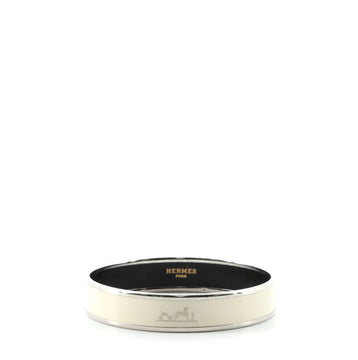 Hermes Caleche Bangle Bracelet Enamel Narrow