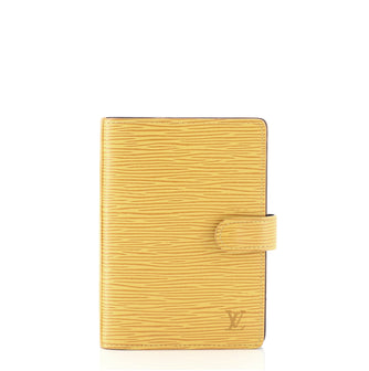 Louis Vuitton Ring Agenda Cover Epi Leather PM
