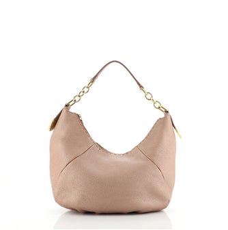 Fendi Selleria Chain Hobo Leather Medium