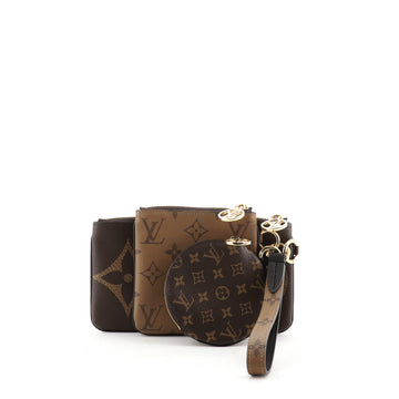 Louis Vuitton Trio Pouch Limited Edition Reverse Monogram Giant