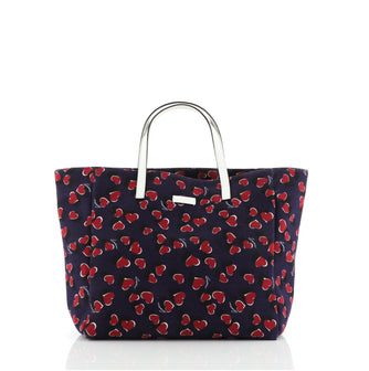 Gucci Heartbeat Tote Printed Canvas Large