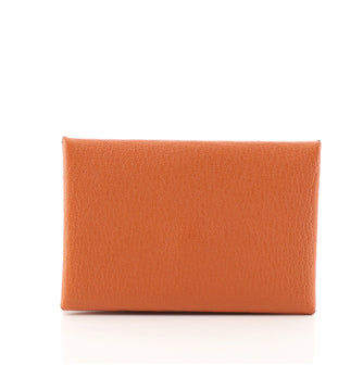 Hermes Calvi Card Case Chevre Mysore