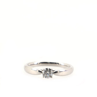 Tiffany & Co. Harmony Solitaire Ring Platinum with RBC Diamond I/VS1 .24CT
