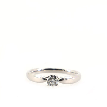 Tiffany & Co. Harmony Solitaire Ring Platinum with RBC Diamond I/VS1 .24CT