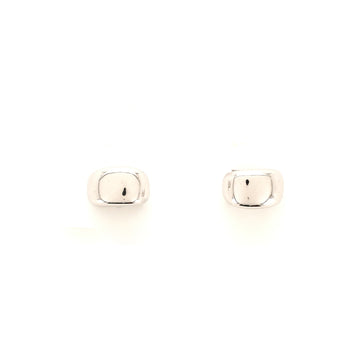 Cartier Nouvelle Vague Huggie Earrings 18K White Gold