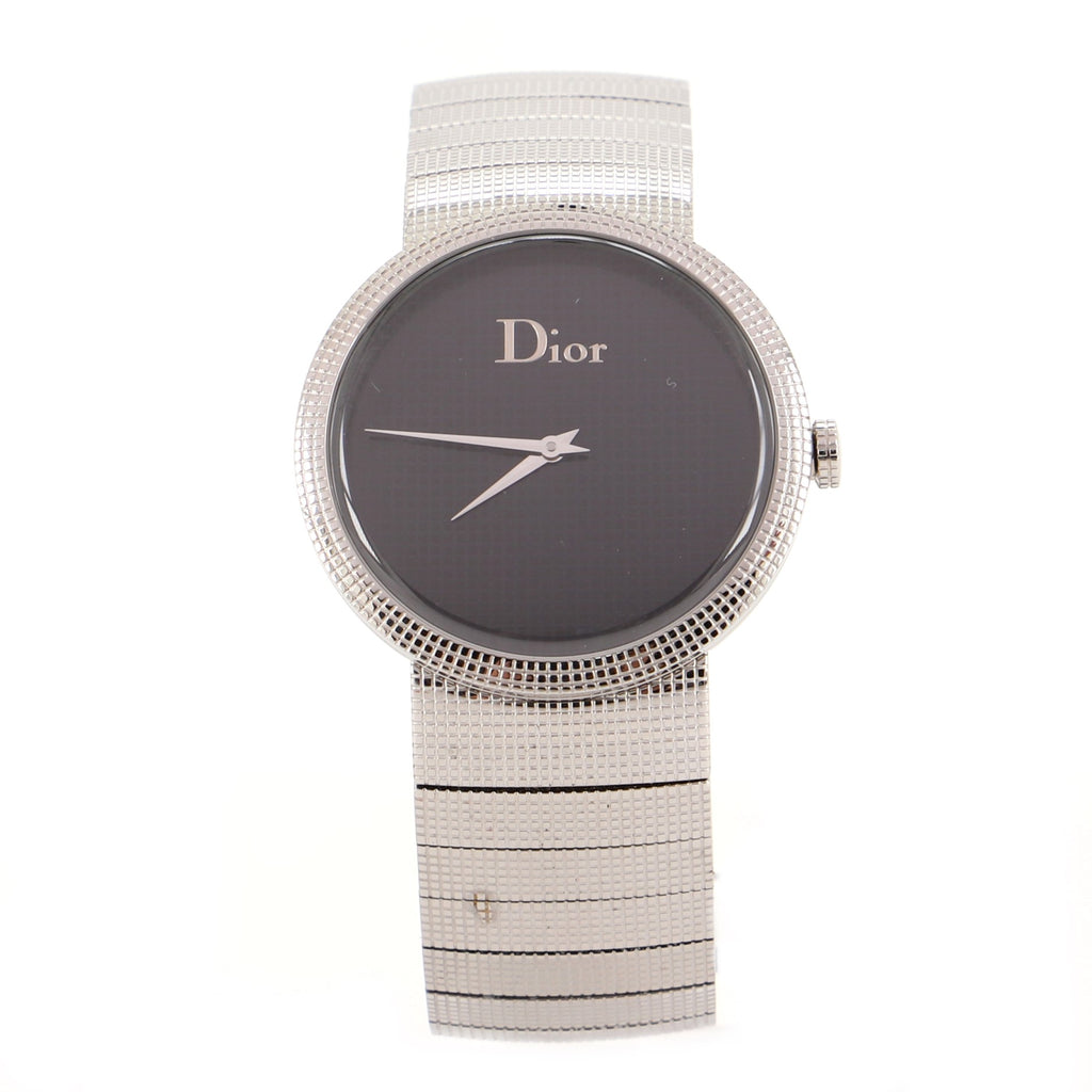 CD043110M002 Christian Dior La D De Dior Black Dial Steel Case & Bracelet  Watch