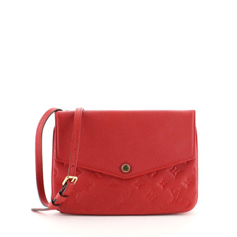 Louis Vuitton Twice Handbag Monogram Empreinte Leather