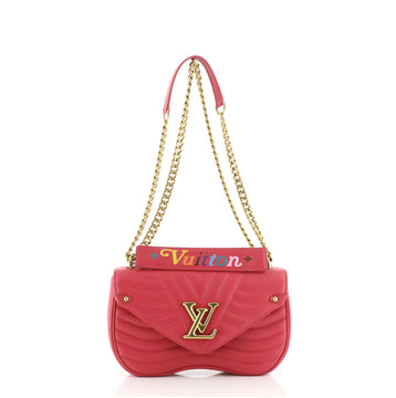 Louis Vuitton New Wave Chain Bag Quilted Leather MM