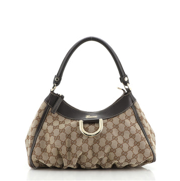 Gucci D Ring Hobo GG Canvas Small
