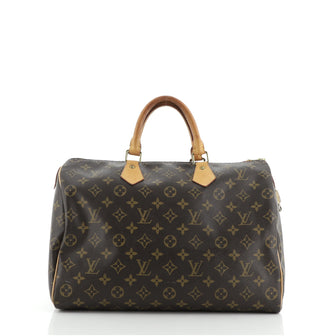 Louis Vuitton Speedy Handbag Monogram Canvas 35