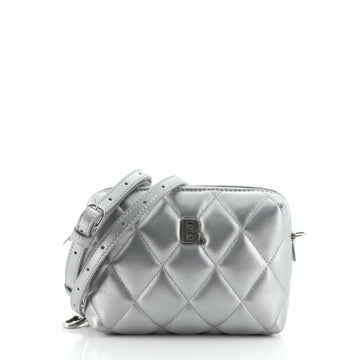 Balenciaga Touch B. Camera Bag Quilted Leather XS