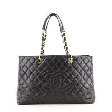 Chanel Grand Shopping Tote Quilted Caviar XL