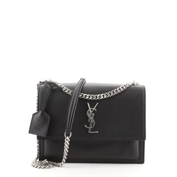 Saint Laurent Sunset Crossbody Bag Leather Medium