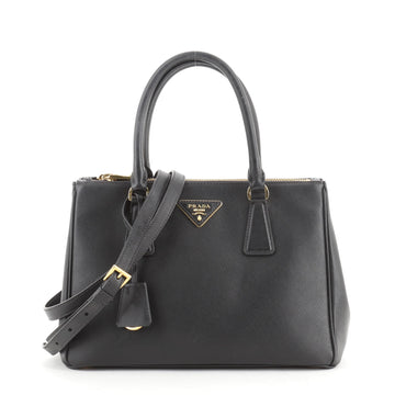 Prada Galleria Double Zip Tote Saffiano Leather Medium