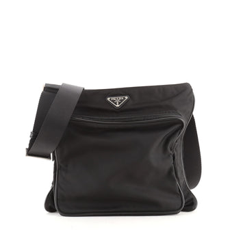 Prada Front Pocket Messenger Bag Tessuto Medium