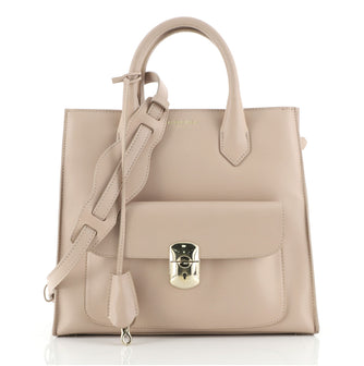 Balenciaga Padlock All Afternoon Tote Leather Medium