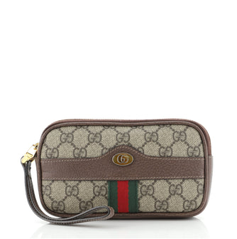 Gucci Ophidia Phone Case GG Coated Canvas