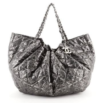 Chanel Rock In Moscow Cabas Quilted Printed Vinyl Large