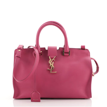 Saint Laurent Monogram Cabas Leather Small