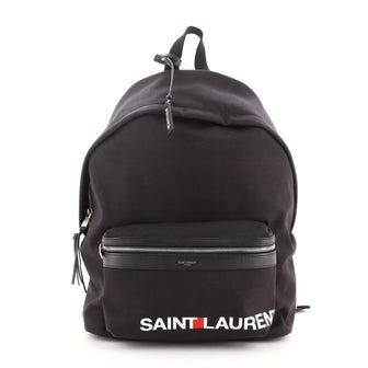 Saint Laurent City Backpack Canvas Medium
