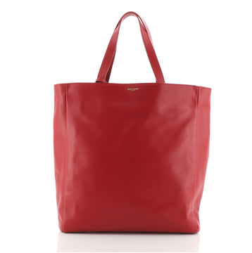 Saint Laurent Reversible North South Shopper Tote Leather Small