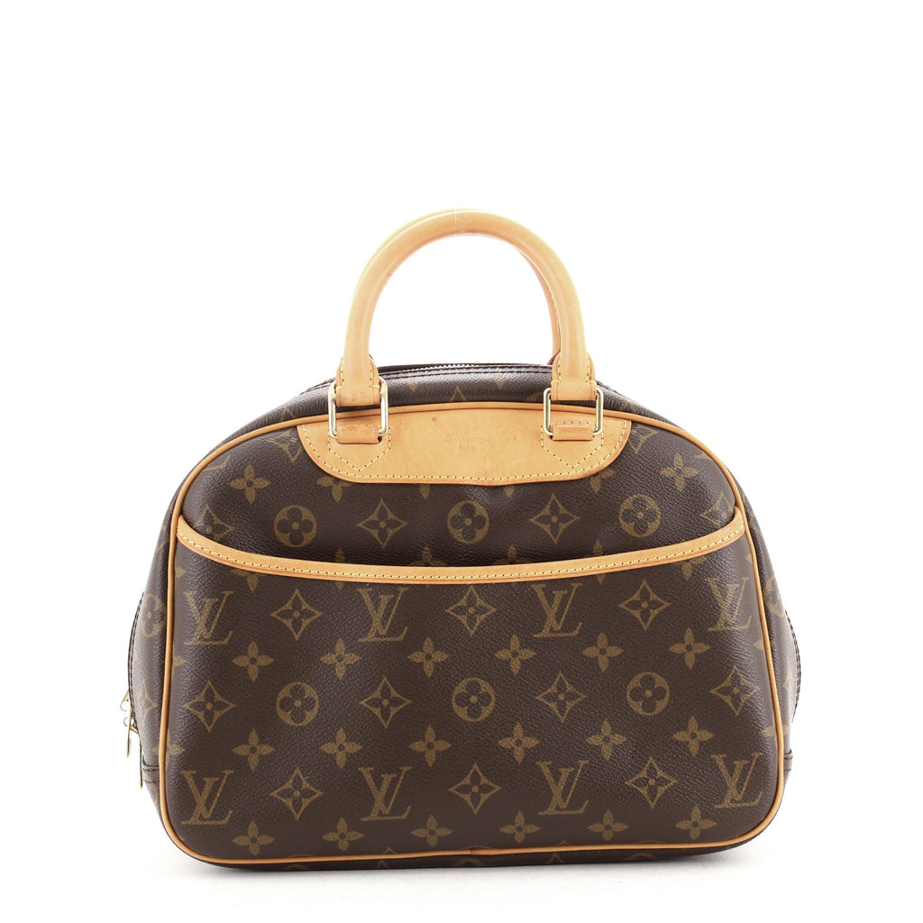 Trouville leather crossbody bag Louis Vuitton Brown in Leather - 31833622