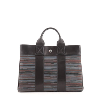 Hermes Fourre Tout Tote Vibrato and Leather PM
