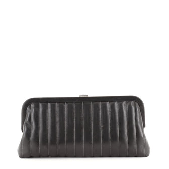 Chanel Mademoiselle Clutch Vertical Quilted Lambskin